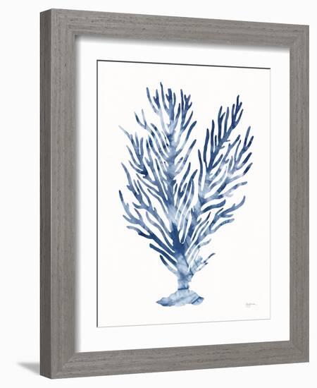 Shibori Coral IV-Mary Urban-Framed Art Print