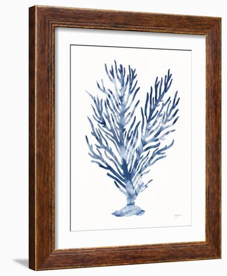 Shibori Coral IV-Mary Urban-Framed Art Print