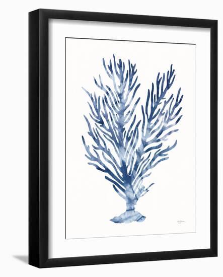 Shibori Coral IV-Mary Urban-Framed Art Print