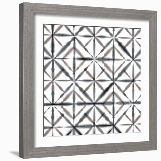 Shibori Global Pattern-Melissa Pluch-Framed Art Print