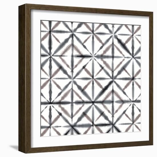 Shibori Global Pattern-Melissa Pluch-Framed Art Print