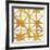Shibori Gold Square IV-Elizabeth Medley-Framed Art Print