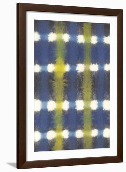 Shibori - Itajime Check-Sandra Jacobs-Framed Giclee Print