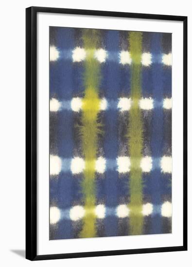 Shibori - Itajime Check-Sandra Jacobs-Framed Giclee Print