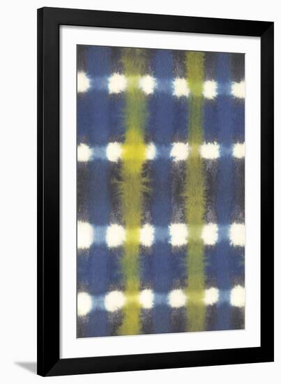 Shibori - Itajime Check-Sandra Jacobs-Framed Giclee Print