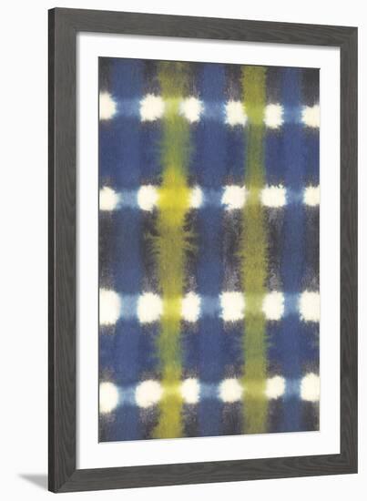 Shibori - Itajime Check-Sandra Jacobs-Framed Giclee Print