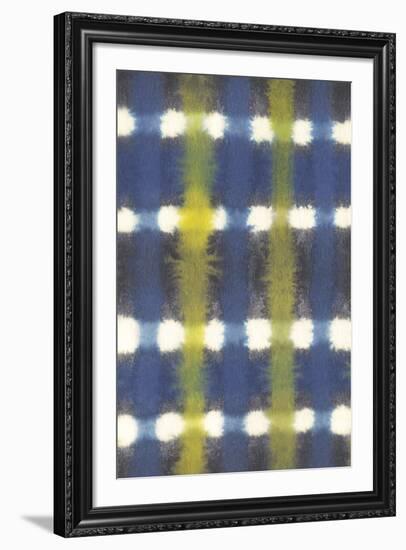 Shibori - Itajime Check-Sandra Jacobs-Framed Giclee Print