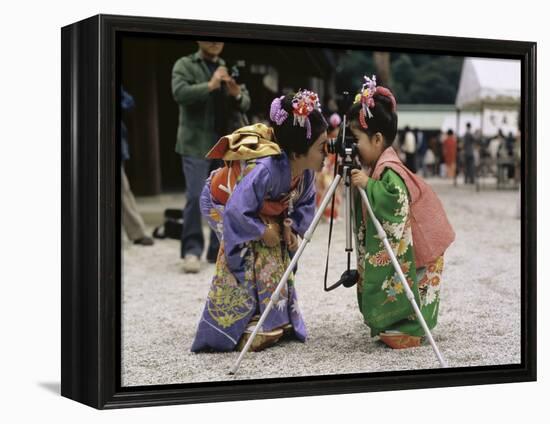 Shichi-Go-San Festival, Japan-null-Framed Premier Image Canvas