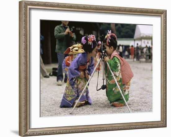 Shichi-Go-San Festival, Japan-null-Framed Photographic Print