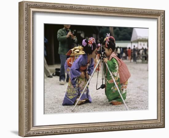 Shichi-Go-San Festival, Japan-null-Framed Photographic Print