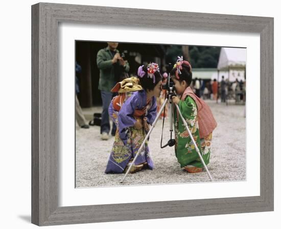 Shichi-Go-San Festival, Japan-null-Framed Photographic Print