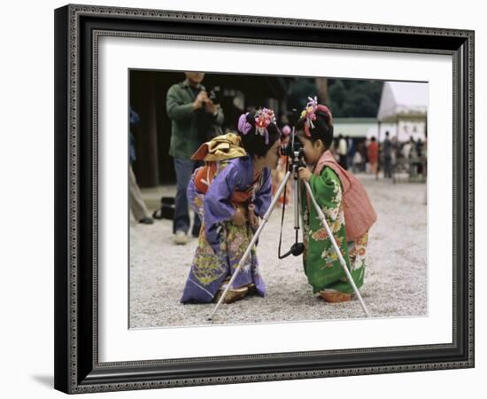 Shichi-Go-San Festival, Japan-null-Framed Photographic Print