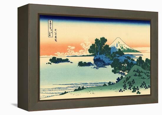 Shichiri Beach in Sagami Province, c.1830-Katsushika Hokusai-Framed Premier Image Canvas