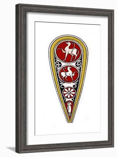 Shield, 12th Century-Henry Shaw-Framed Giclee Print