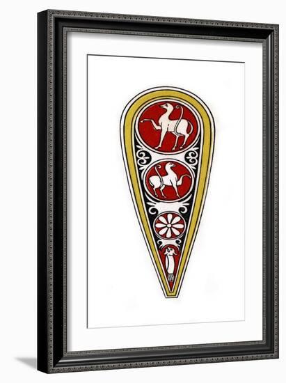 Shield, 12th Century-Henry Shaw-Framed Giclee Print