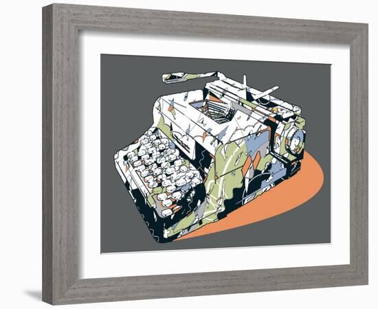 Shift-HR-FM-Framed Art Print