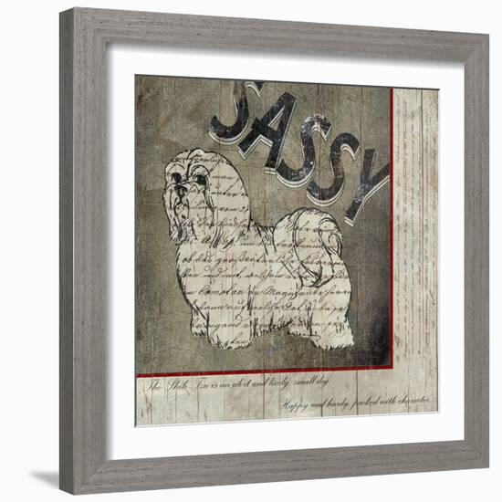 Shih Tzu II-Karen Williams-Framed Giclee Print