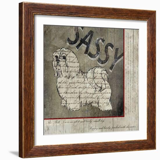 Shih Tzu II-Karen Williams-Framed Giclee Print