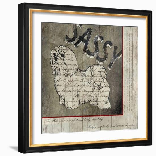 Shih Tzu II-Karen Williams-Framed Giclee Print