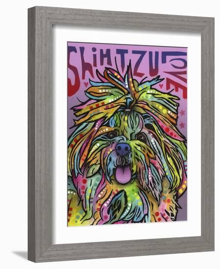 Shih Tzu Luv-Dean Russo-Framed Giclee Print