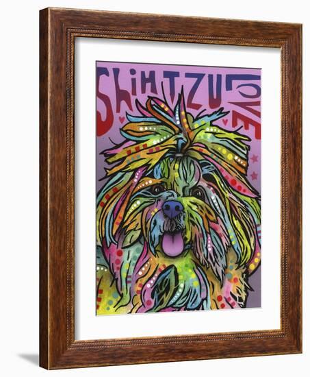 Shih Tzu Luv-Dean Russo-Framed Giclee Print