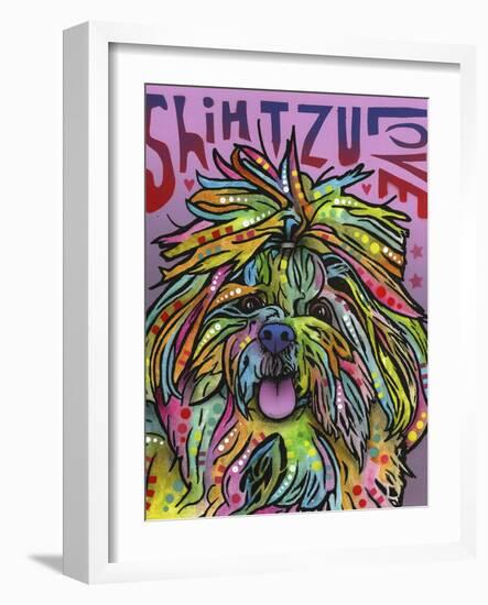 Shih Tzu Luv-Dean Russo-Framed Giclee Print