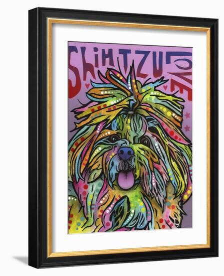 Shih Tzu Luv-Dean Russo-Framed Giclee Print