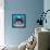 Shih Tzu on Blue-Carolee Vitaletti-Framed Stretched Canvas displayed on a wall