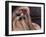 Shih Tzu Portrait with Hair Tied Up, Head Tilted to One Side-Adriano Bacchella-Framed Photographic Print