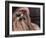 Shih Tzu Portrait with Hair Tied Up, Head Tilted to One Side-Adriano Bacchella-Framed Photographic Print