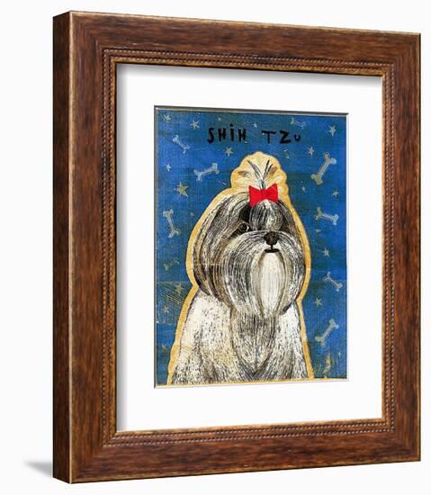 Shih Tzu-John W^ Golden-Framed Art Print