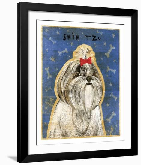 Shih Tzu-John W^ Golden-Framed Art Print