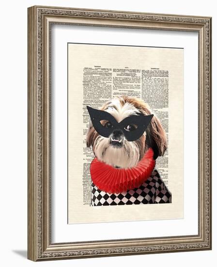 Shihtzu-Matt Dinniman-Framed Art Print