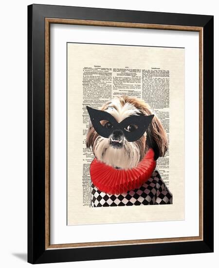 Shihtzu-Matt Dinniman-Framed Art Print