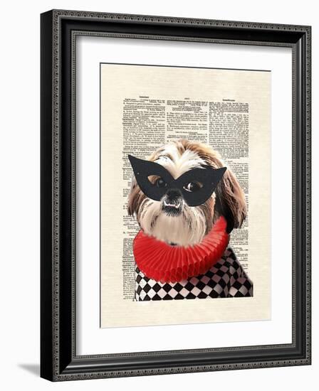 Shihtzu-Matt Dinniman-Framed Art Print