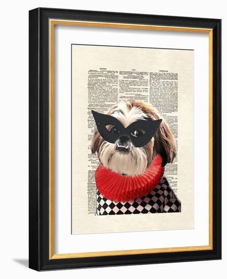 Shihtzu-Matt Dinniman-Framed Art Print