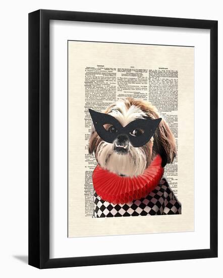 Shihtzu-Matt Dinniman-Framed Art Print