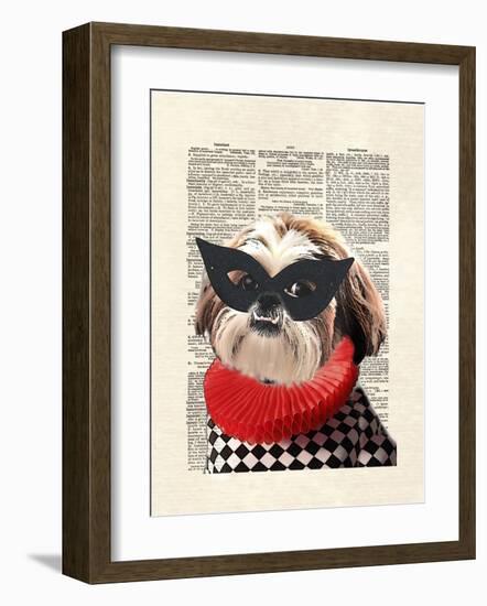 Shihtzu-Matt Dinniman-Framed Art Print