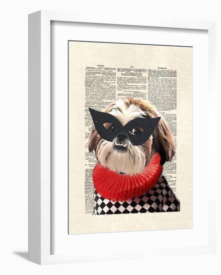 Shihtzu-Matt Dinniman-Framed Art Print