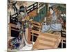 Shiki No Nagame Maru-Ni-I No Toshi, Toshi Actor, Scene from the Four Seasons, 1839-Utagawa Kunisada-Mounted Giclee Print