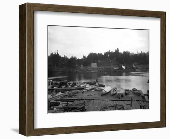 Shilshole Bay, Seattle, 1912-Ashael Curtis-Framed Giclee Print