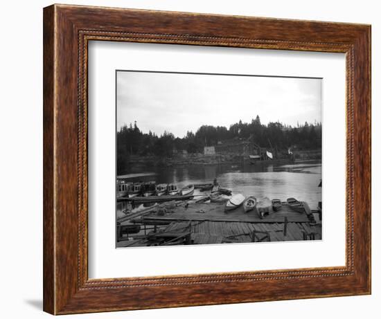 Shilshole Bay, Seattle, 1912-Ashael Curtis-Framed Giclee Print