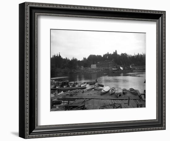 Shilshole Bay, Seattle, 1912-Ashael Curtis-Framed Giclee Print