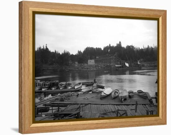 Shilshole Bay, Seattle, 1912-Ashael Curtis-Framed Premier Image Canvas