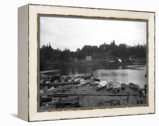 Shilshole Bay, Seattle, 1912-Ashael Curtis-Framed Premier Image Canvas