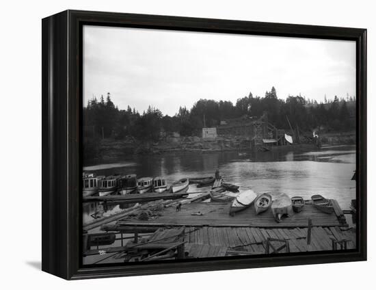 Shilshole Bay, Seattle, 1912-Ashael Curtis-Framed Premier Image Canvas