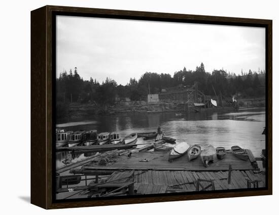 Shilshole Bay, Seattle, 1912-Ashael Curtis-Framed Premier Image Canvas