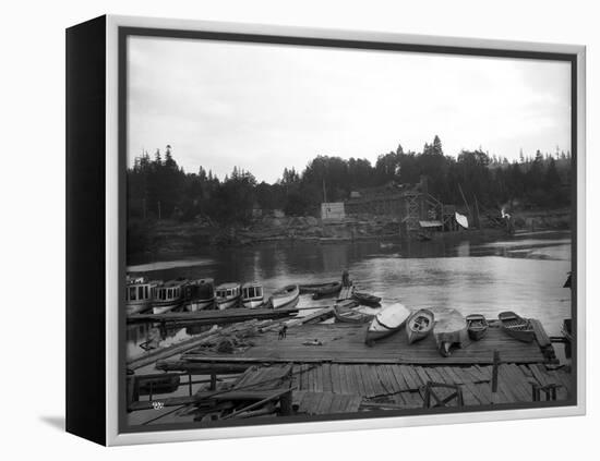 Shilshole Bay, Seattle, 1912-Ashael Curtis-Framed Premier Image Canvas