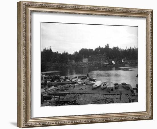 Shilshole Bay, Seattle, 1912-Ashael Curtis-Framed Giclee Print