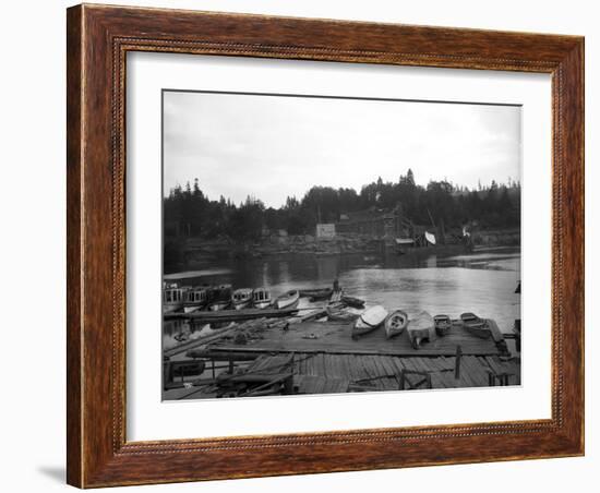 Shilshole Bay, Seattle, 1912-Ashael Curtis-Framed Giclee Print